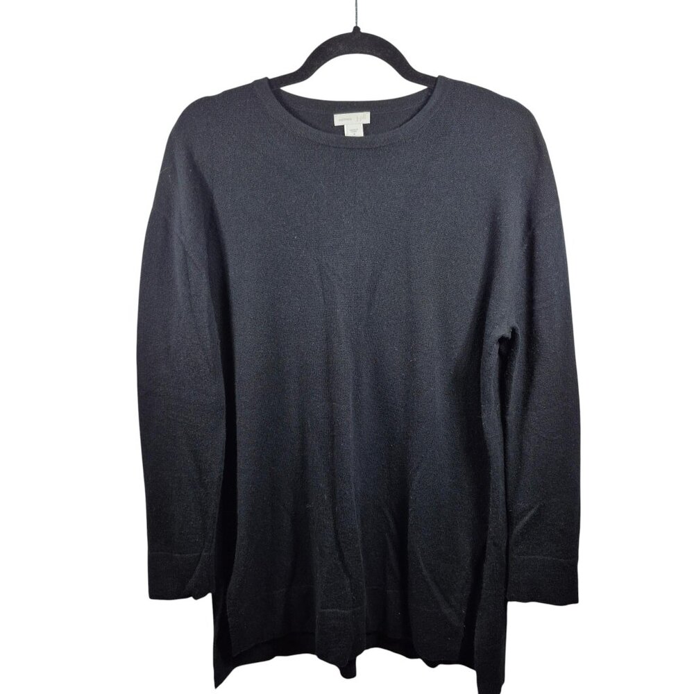 J Jill Sweater Womens Cashmere Pullover Knit Medium Capsule Minimalist Luxe